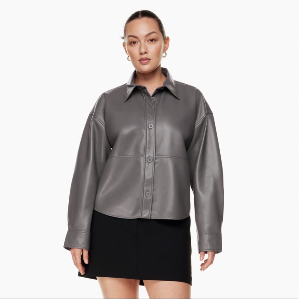 Aritzia Vegan Leather Jacket